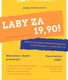 WIOSENNA PROMOCJA – LABY ZA 19,90 ZŁ